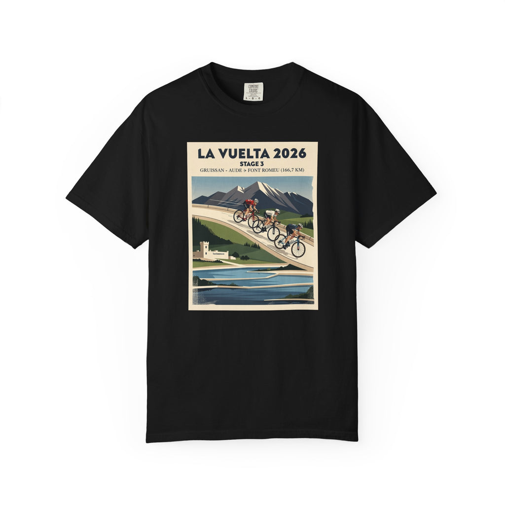 2026 Vuelta a España Stage 3 Gruissan - Aude to Font Romeu 166.7km Cycling Tee