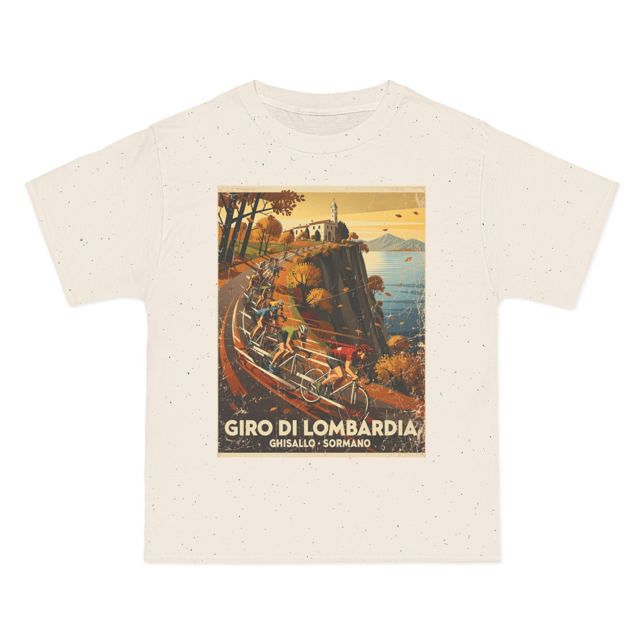 Il Lombardia Giro di Lombardia Cycling Poster T-Shirt | Madonna del Ghisallo, Muro di Sormano