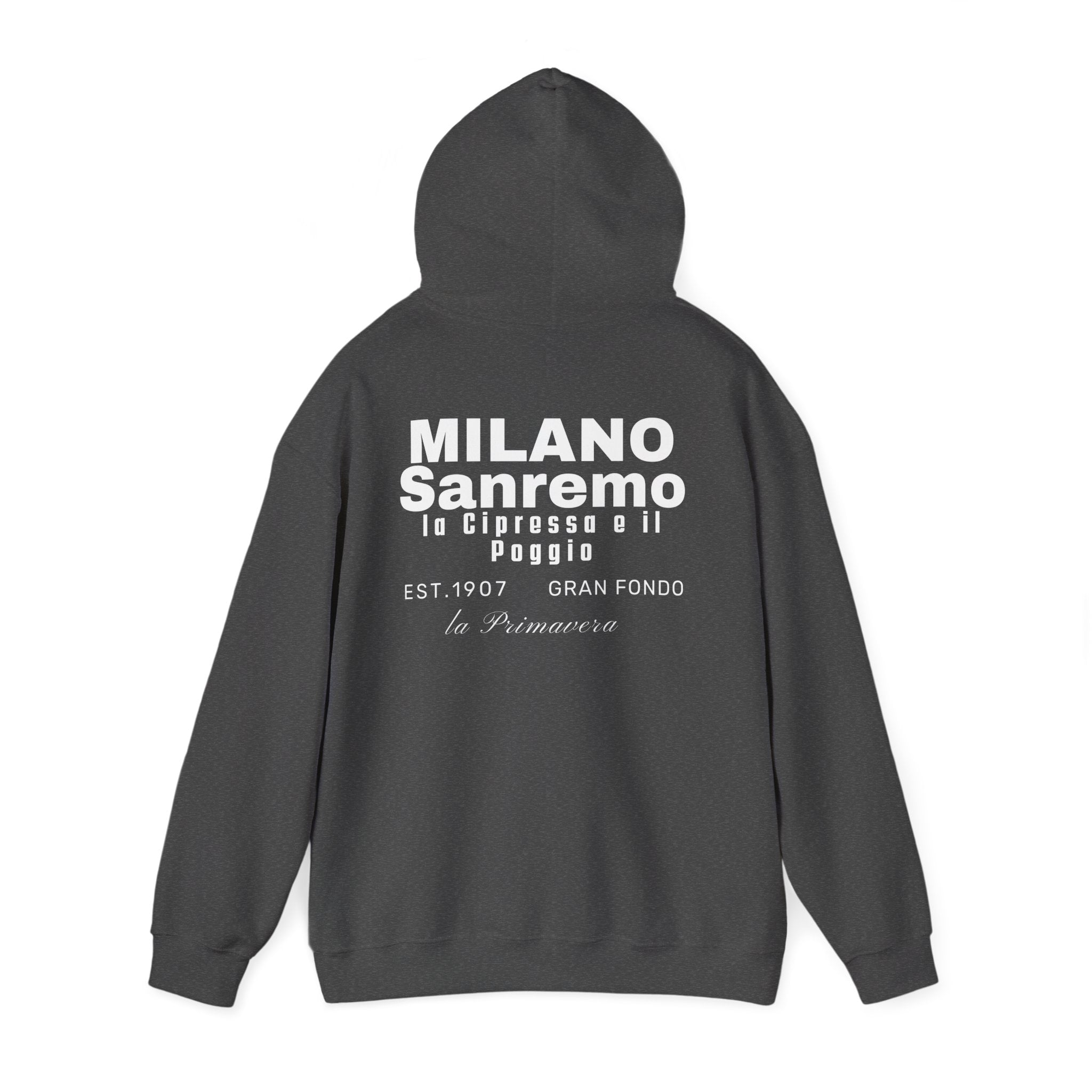 Milano Sanremo Classic Monument Bike Race Hoodie | Vintage Italian Cycling Streetwear