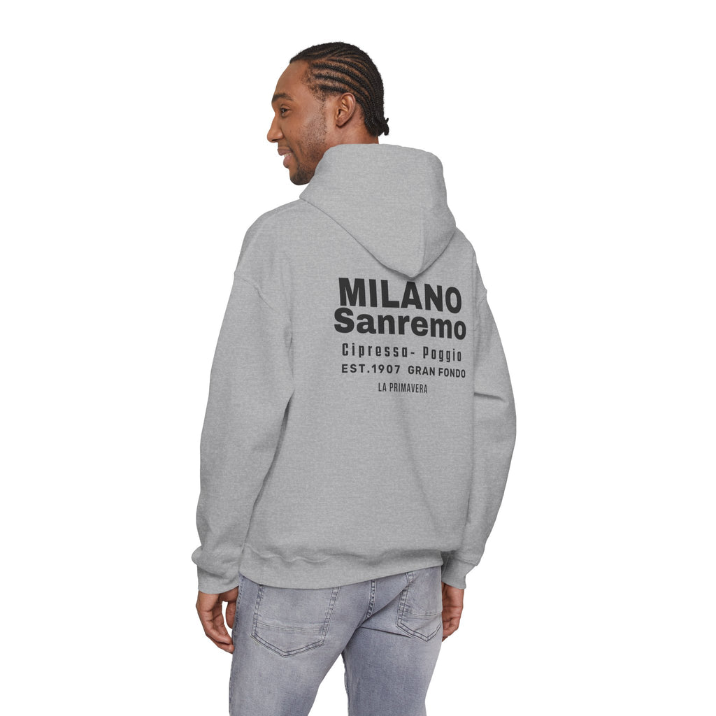 Milano SanRemo Monument Cycling Hoodie | Vintage Italian Race Sweatshirt