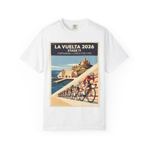 2026 Vuelta a España Stage 11 Cycling T-Shirt | Cartagena to Lorca 156.1km | Graphic Tee