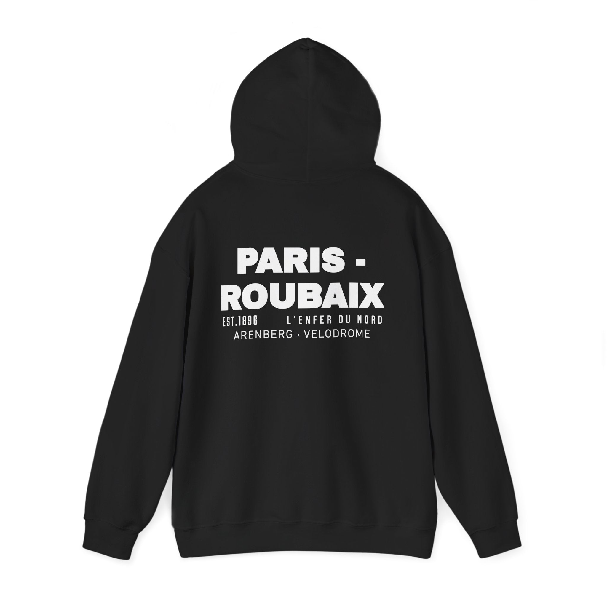 Paris Roubaix Vintage Cycling Fan Logo Hoodie | Retro Cycling Sweatshirt