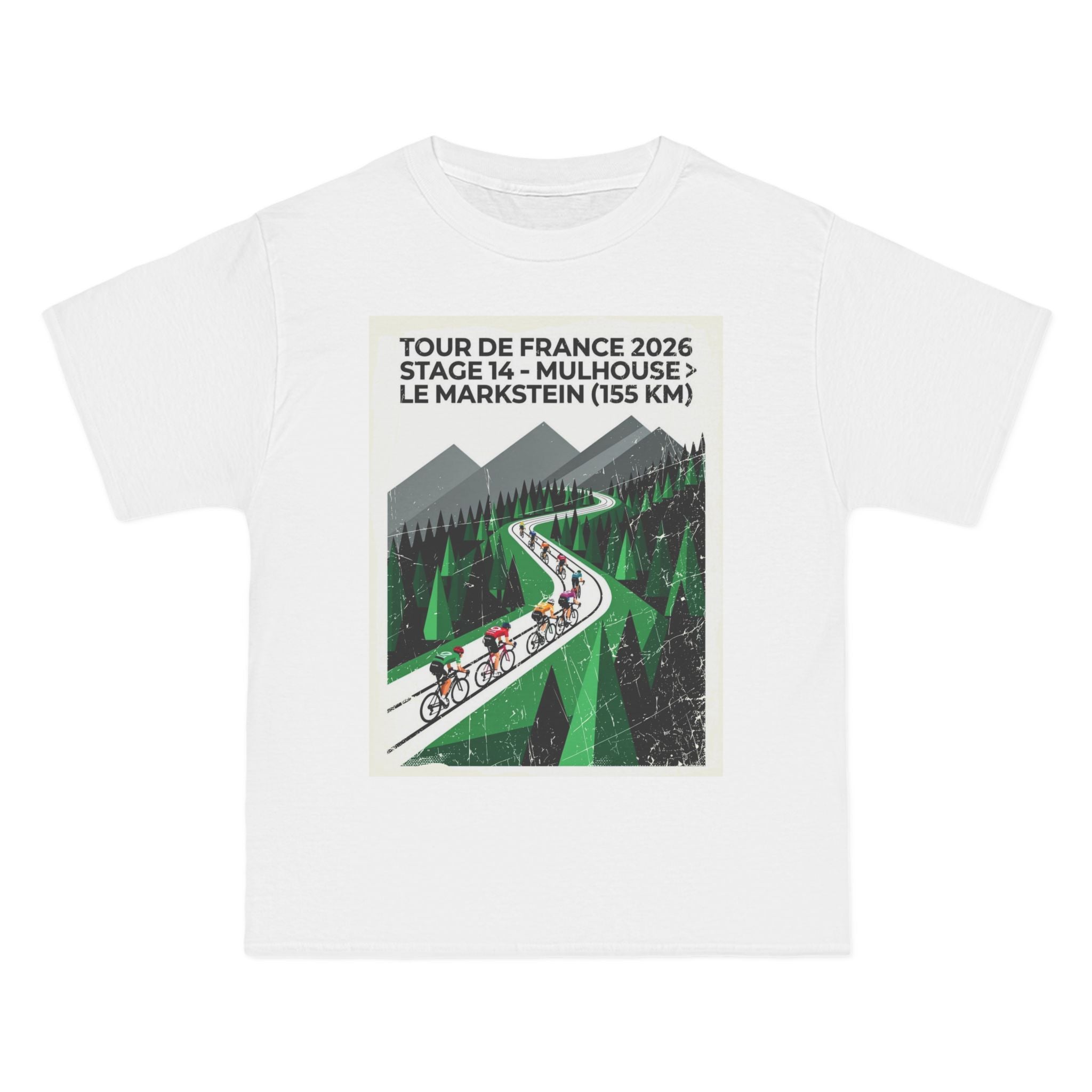 Tour de France 2026 Stage 14 Mountain Cycling T-Shirt | Mulhouse > Le Markstein