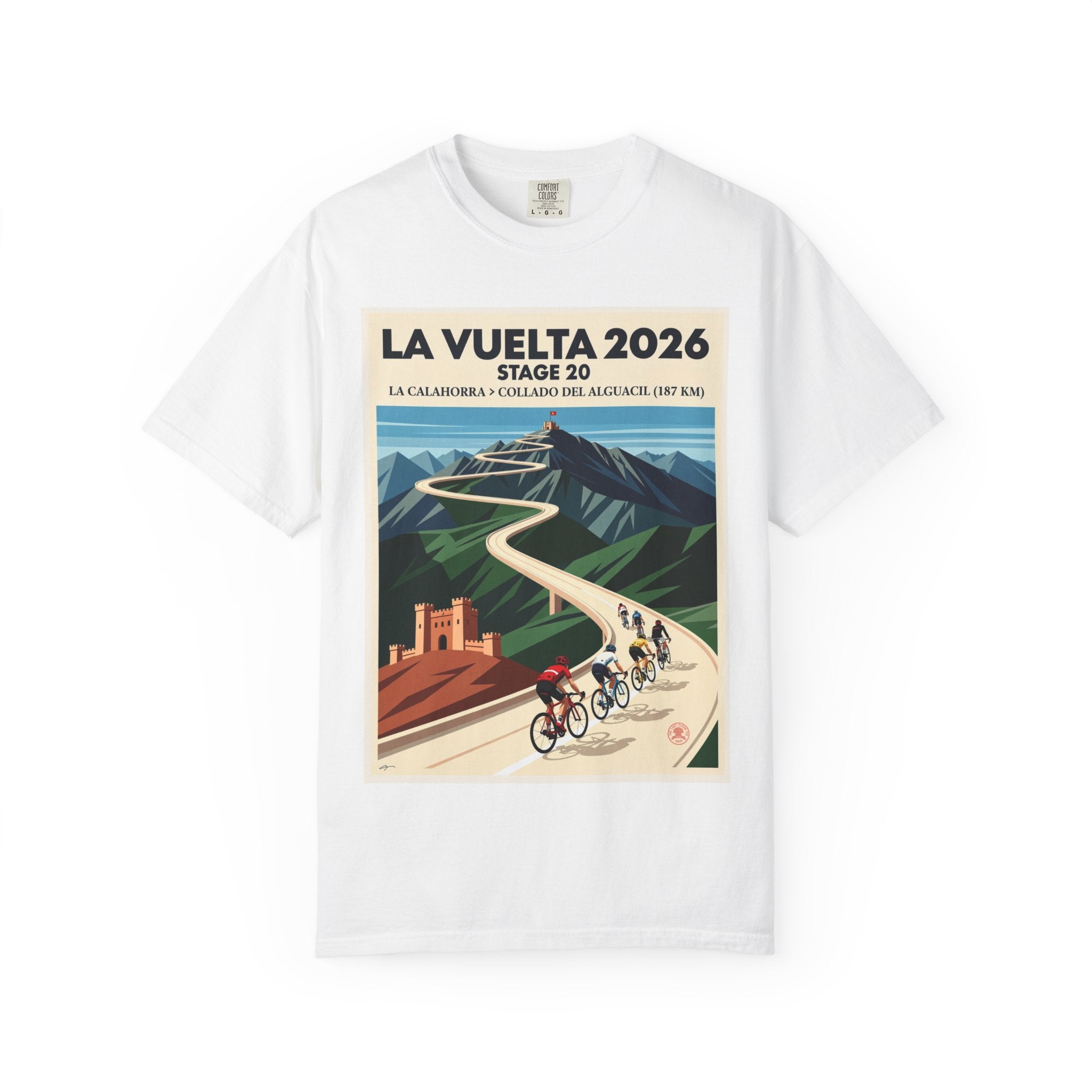 2026 Vuelta a España Stage 20 Cycling T-Shirt | La Calahorra to Collado del Alguacil 187km