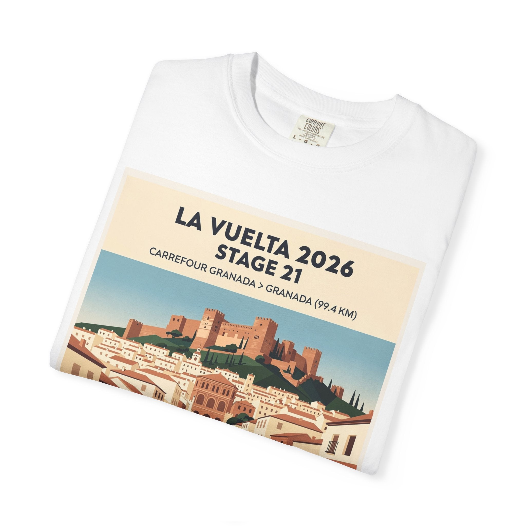 2026 Vuelta a España Stage 21 Cycling T-Shirt | Granada to Granada 99.4km
