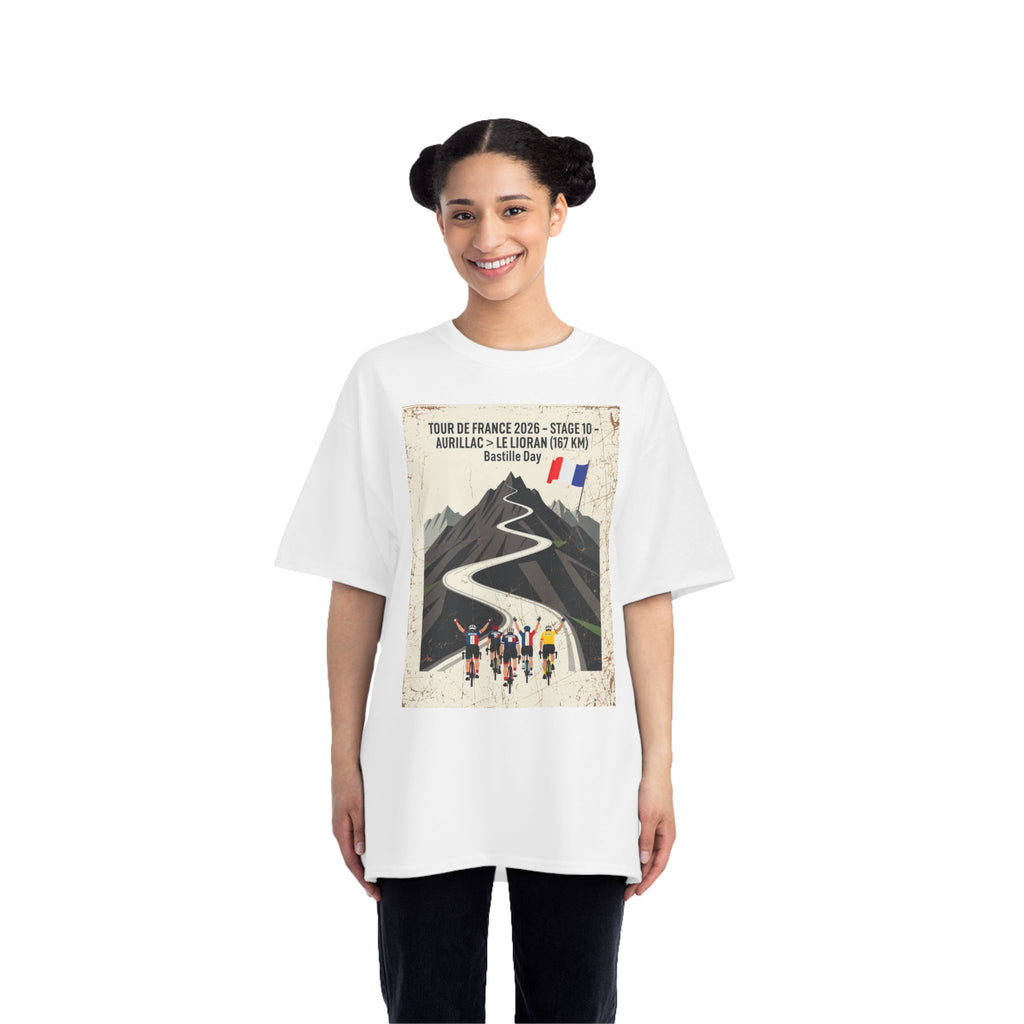 Tour de France 2026 Stage 10 Bastille Day Aurillac > Le Lioran T-Shirt | Bauhaus Mountain Cycling