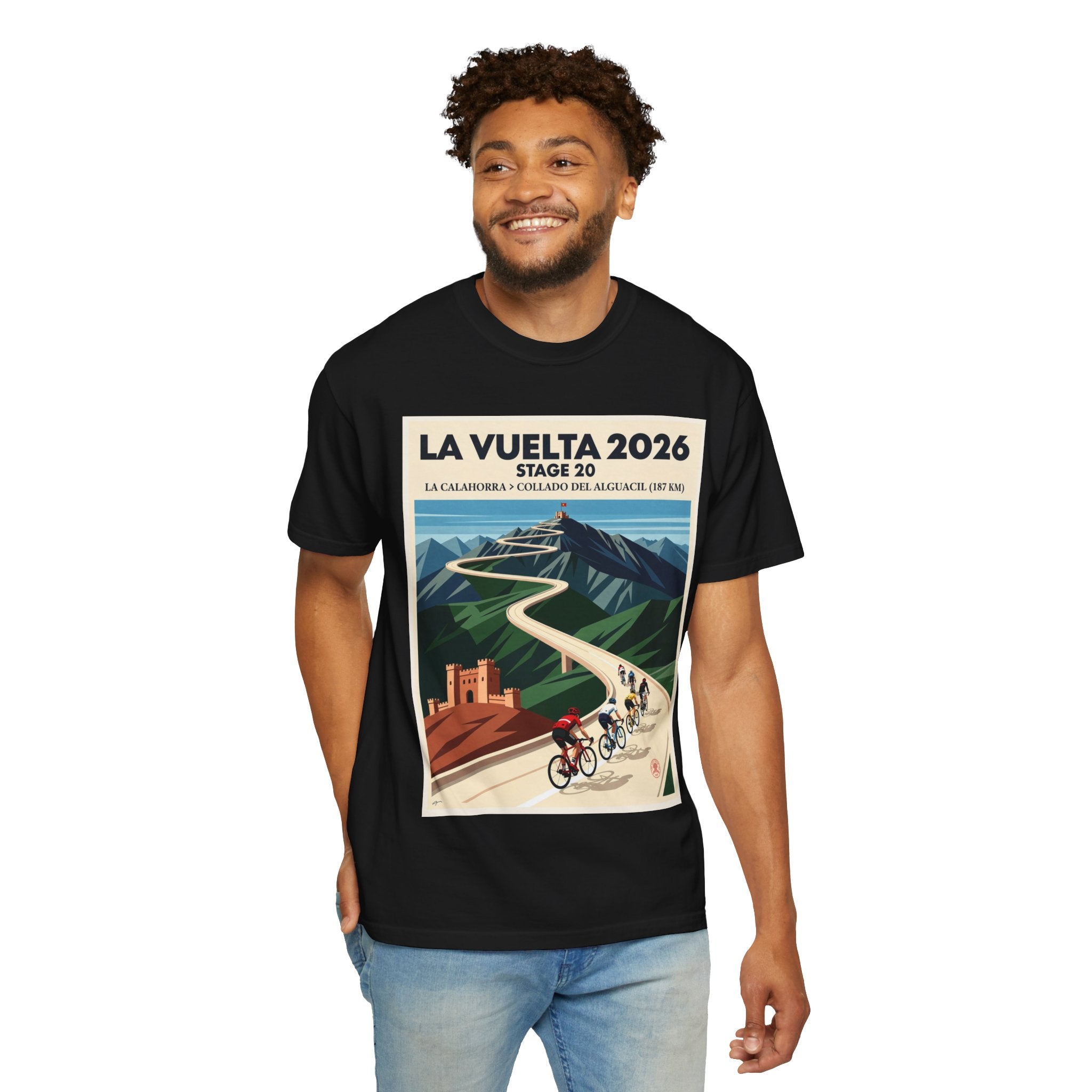 2026 Vuelta a España Stage 20 Cycling T-Shirt | La Calahorra to Collado del Alguacil 187km