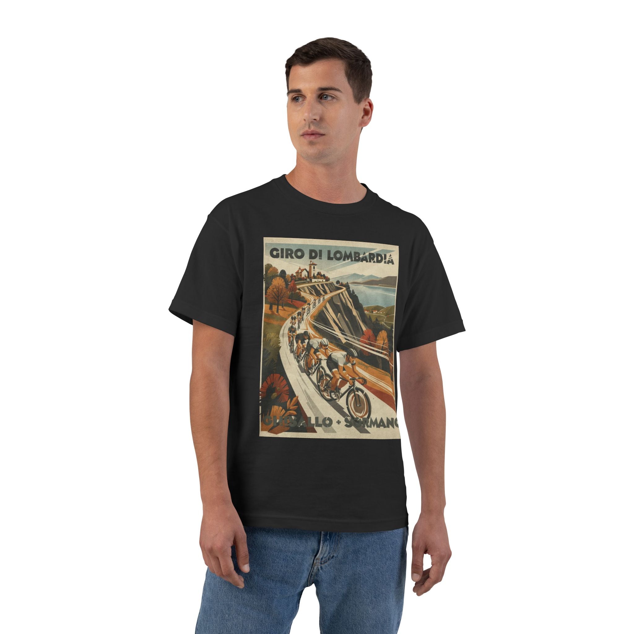 Il Lombardia Cycling Poster Giro di Lombardia T-Shirt | Futurist
