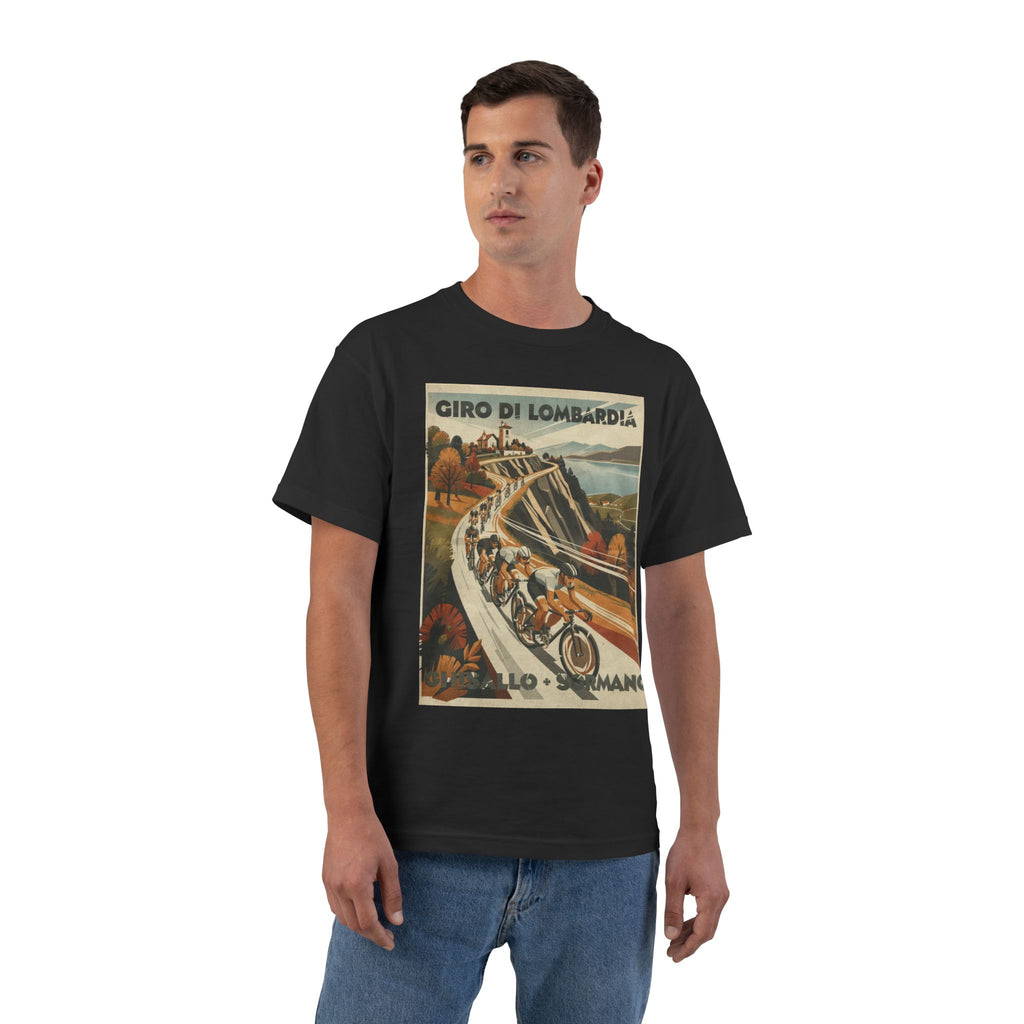 Il Lombardia Cycling Poster Giro di Lombardia T-Shirt | Futurist Italian Bike Art