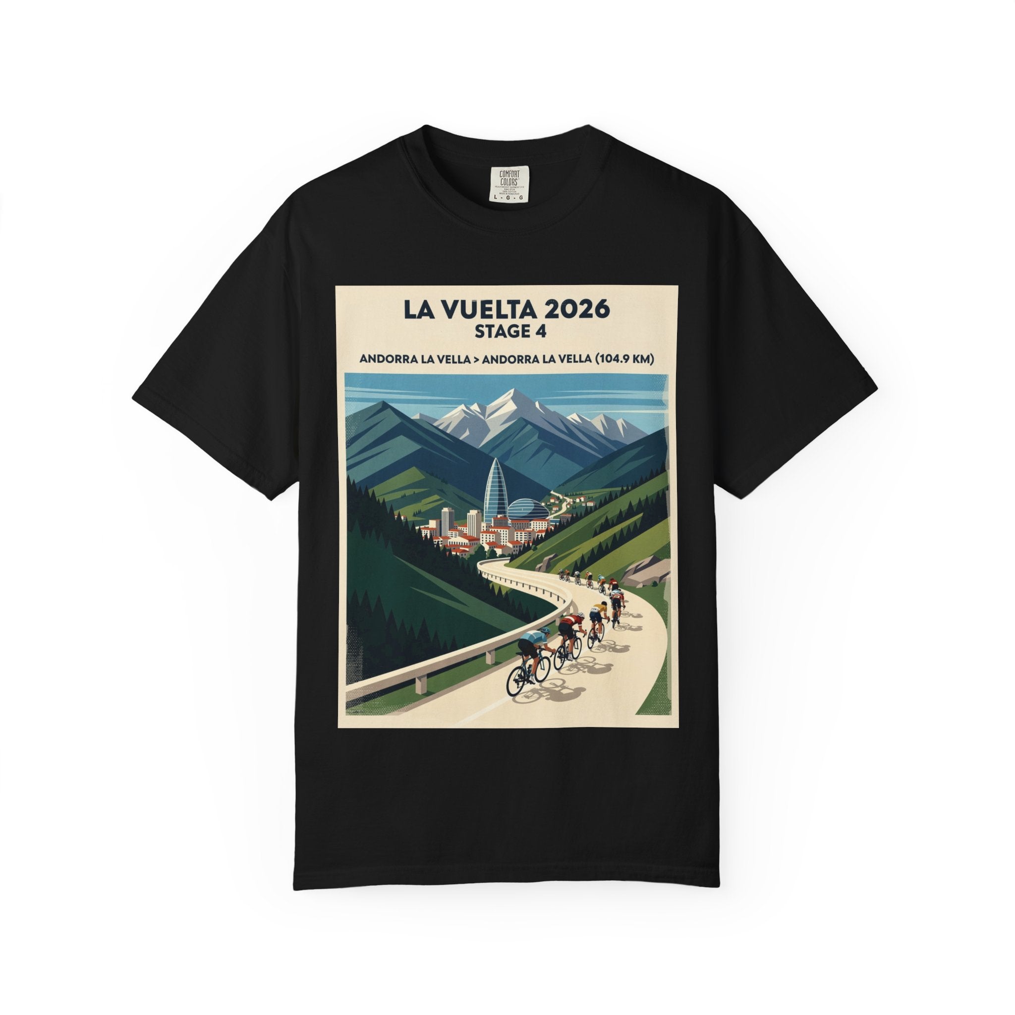 Stage 4 Andorra la Vella to Andorra la Vella 104.9km Cycling Tee