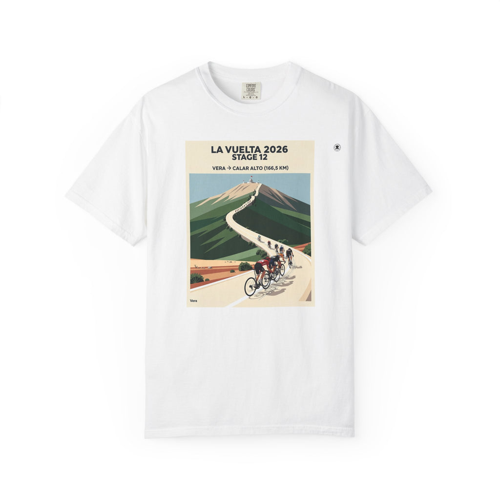 2026 Vuelta a España Stage 12 Cycling T-Shirt | Vera to Calar Alto 166.5km | Graphic Tee