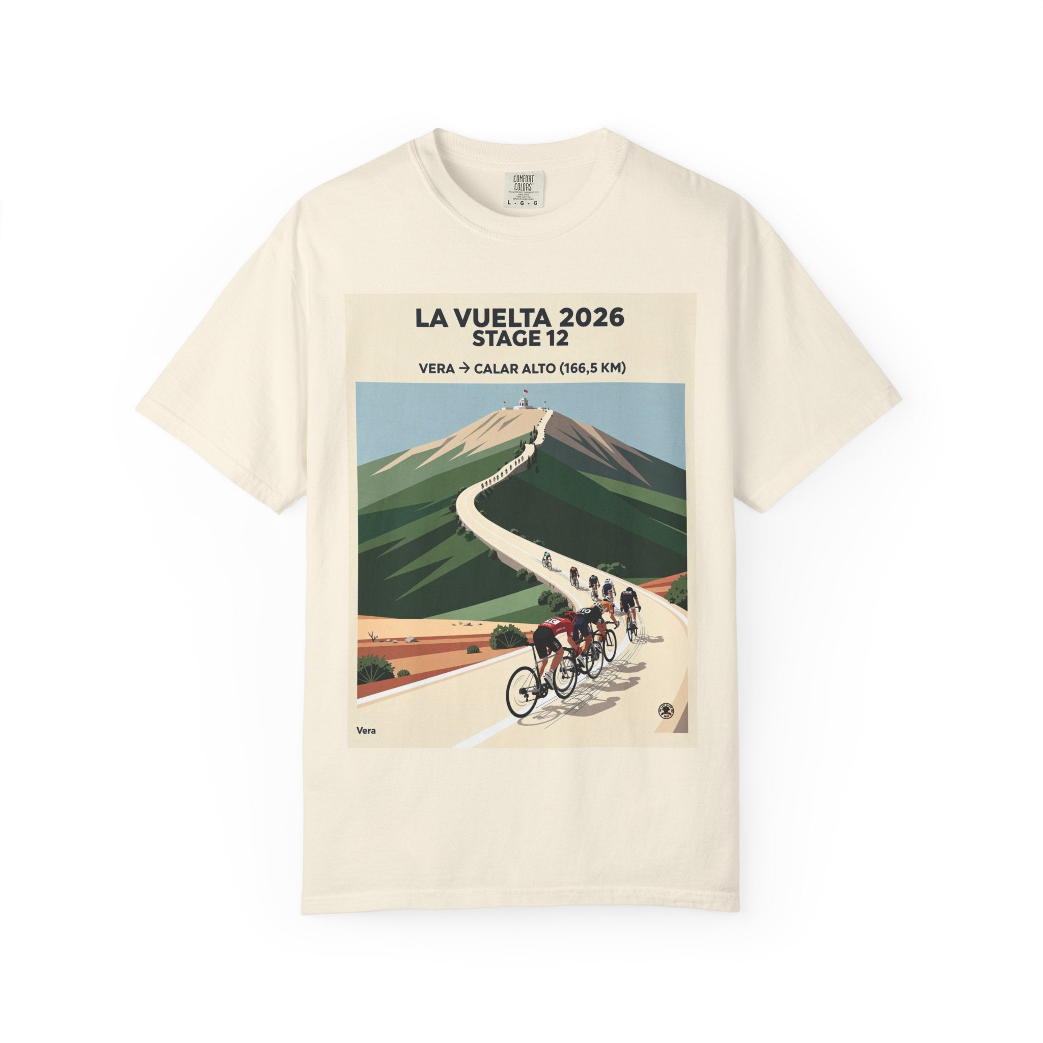 2026 Vuelta a España Stage 12 Cycling T-Shirt | Vera to Calar Alto 166.5km | Graphic Tee
