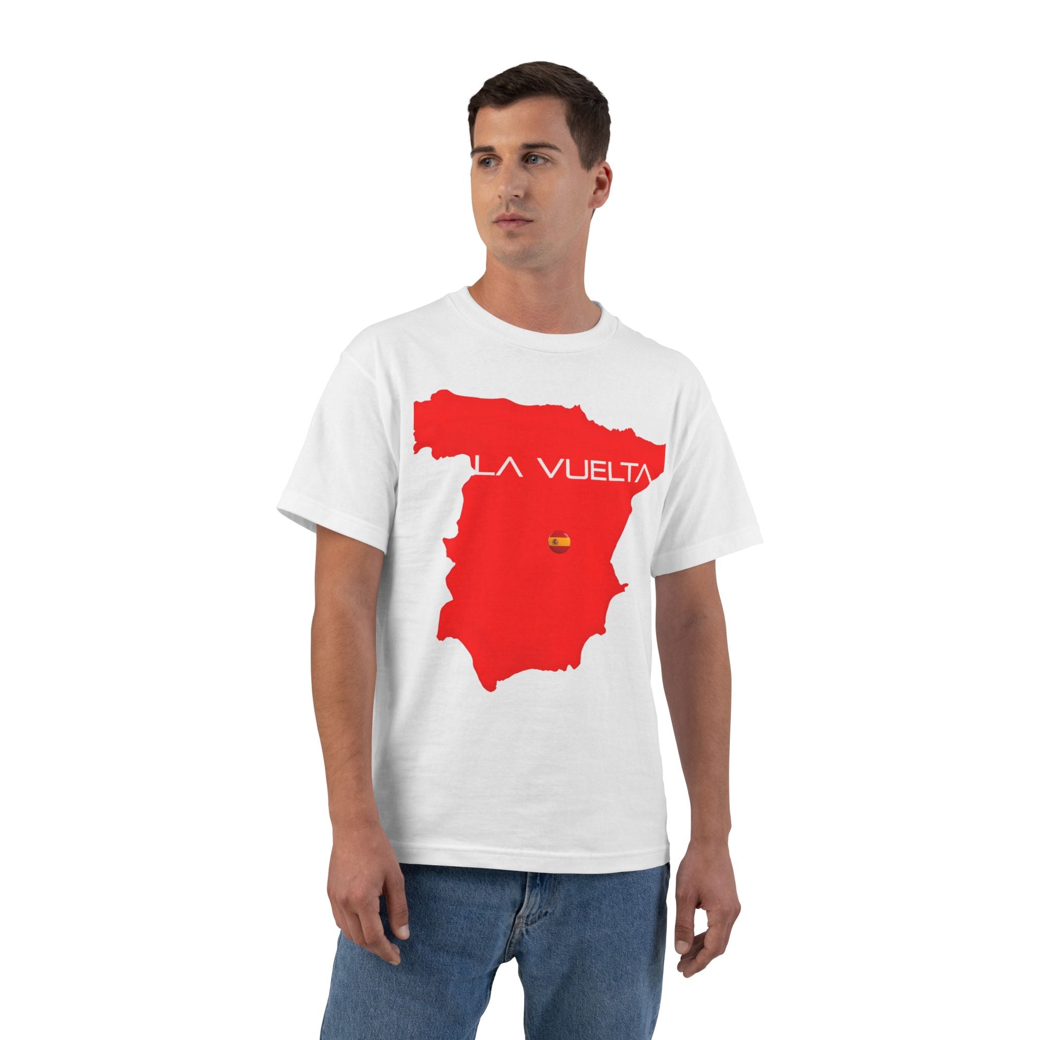 La Vuelta Tee, Cycling T-Shirt Tee, Vuelta a Espana Short-Sleeve T-Shirt, Spain Cycling Race Shirt, Bike Riding Top