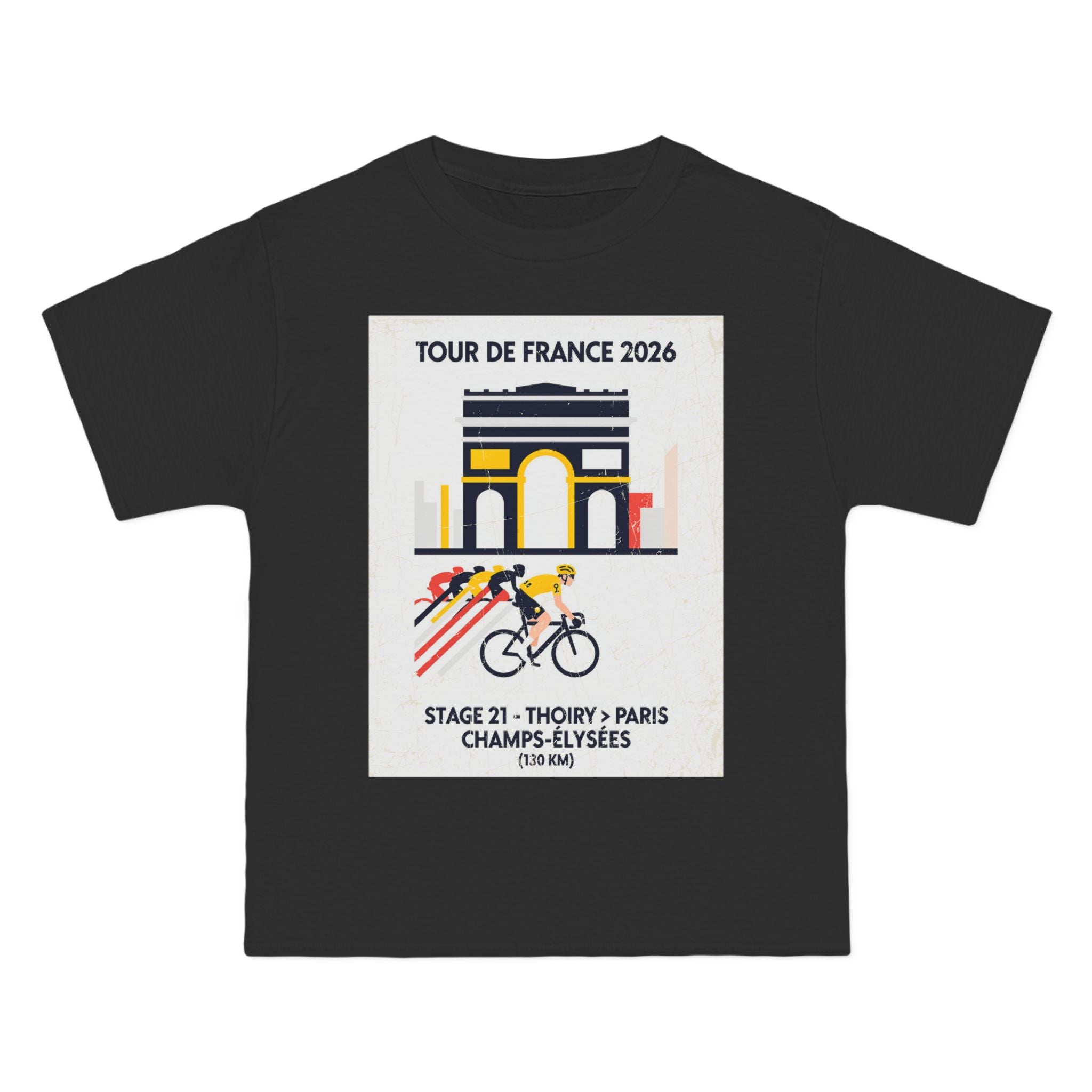 Tour de France 2026 Stage 21 Thoiry to Paris Champs-Élysées T-Shirt | Cycling Poster Design