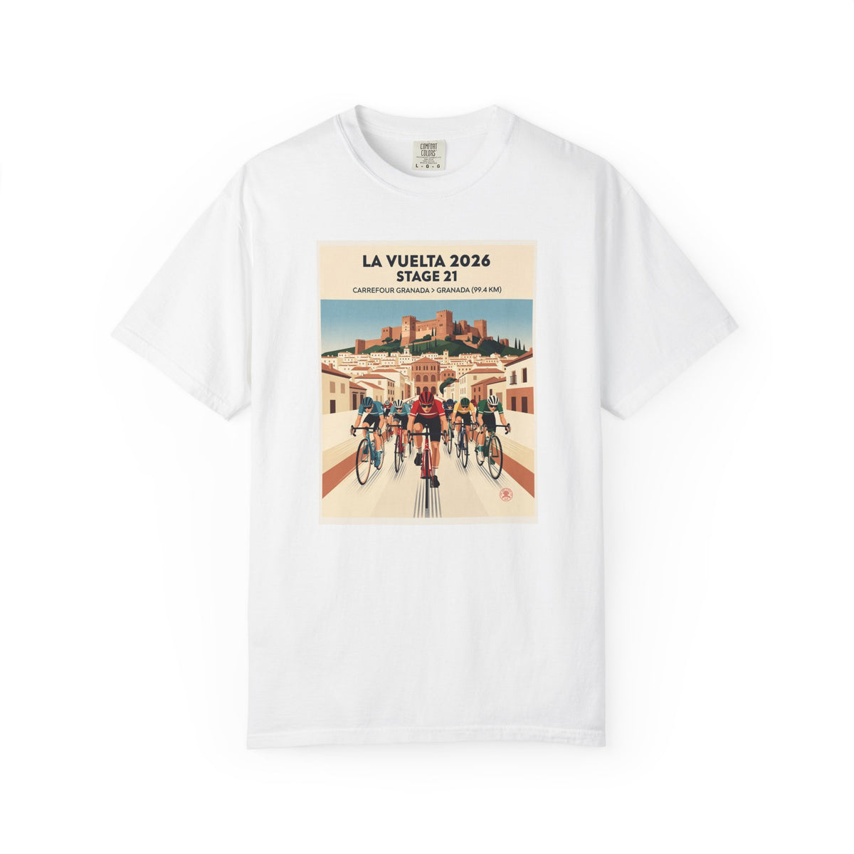 2026 Vuelta a España Stage 21 Cycling T-Shirt | Granada to Granada 99.4km