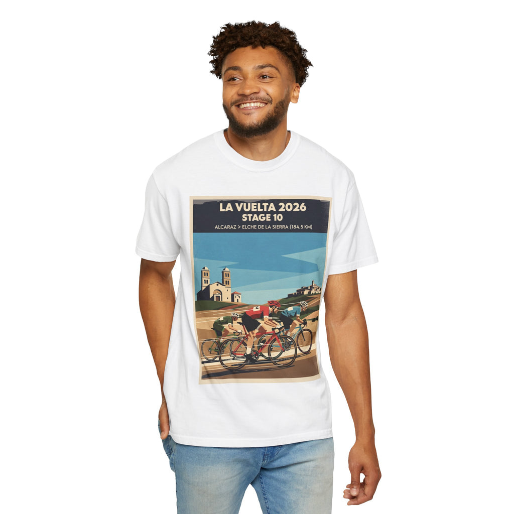 2026 Vuelta a España Stage 10 Cycling T-Shirt | Alcaraz to Elche de la Sierra 184.5km