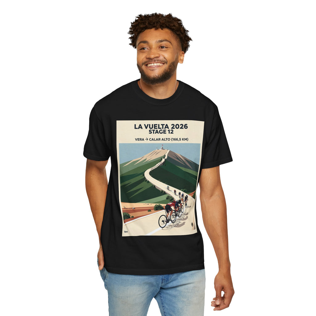 Camiseta de Ciclismo Etapa 12 Vuelta a España 2026 | Vera a Calar Alto 166.5km | Camiseta Gráfica