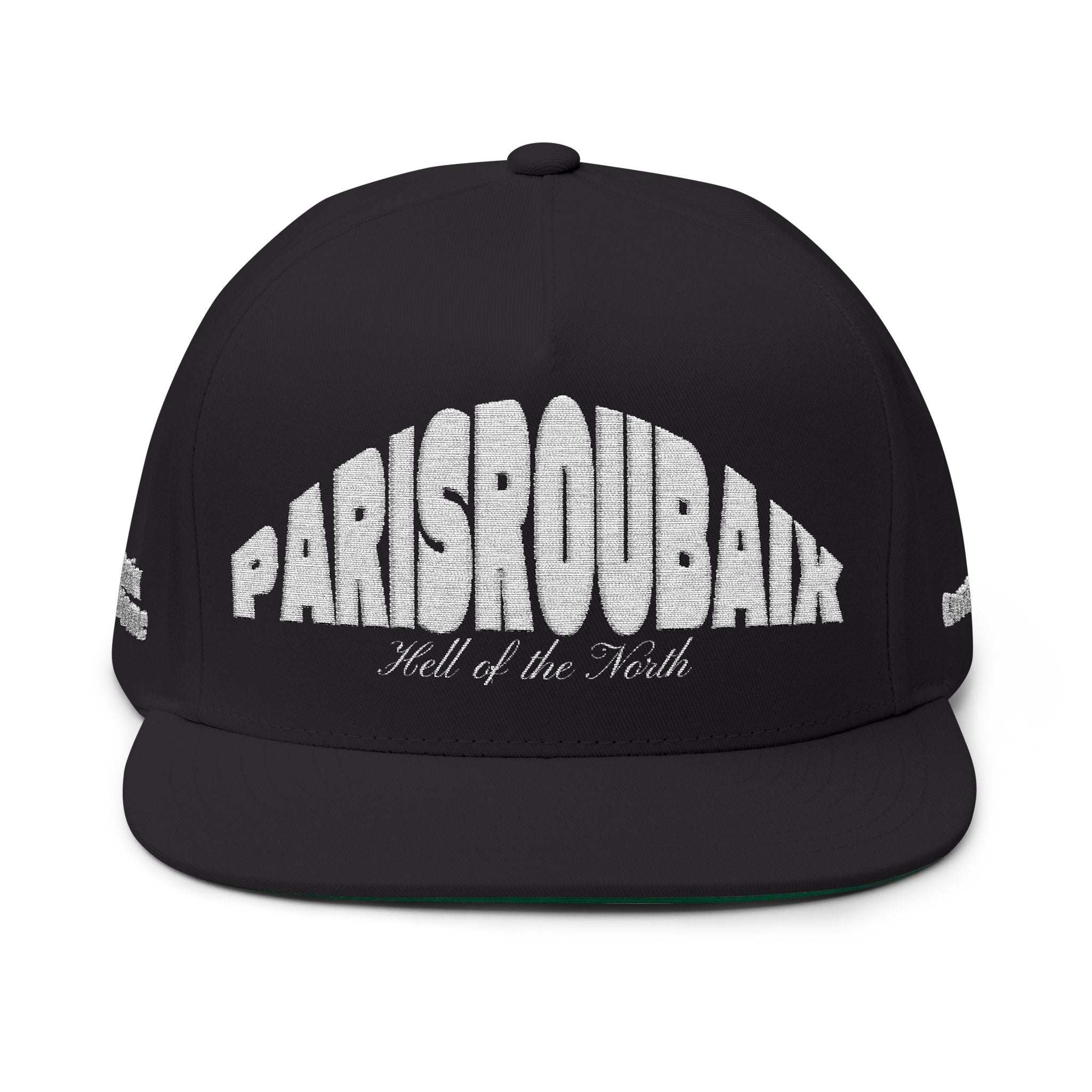 Embroidered Flat Bill Snapback Cap, Paris-Roubaix Race Hat, Stylish Christmas Gift, Cyclist Cap, Yupoong High Quality
