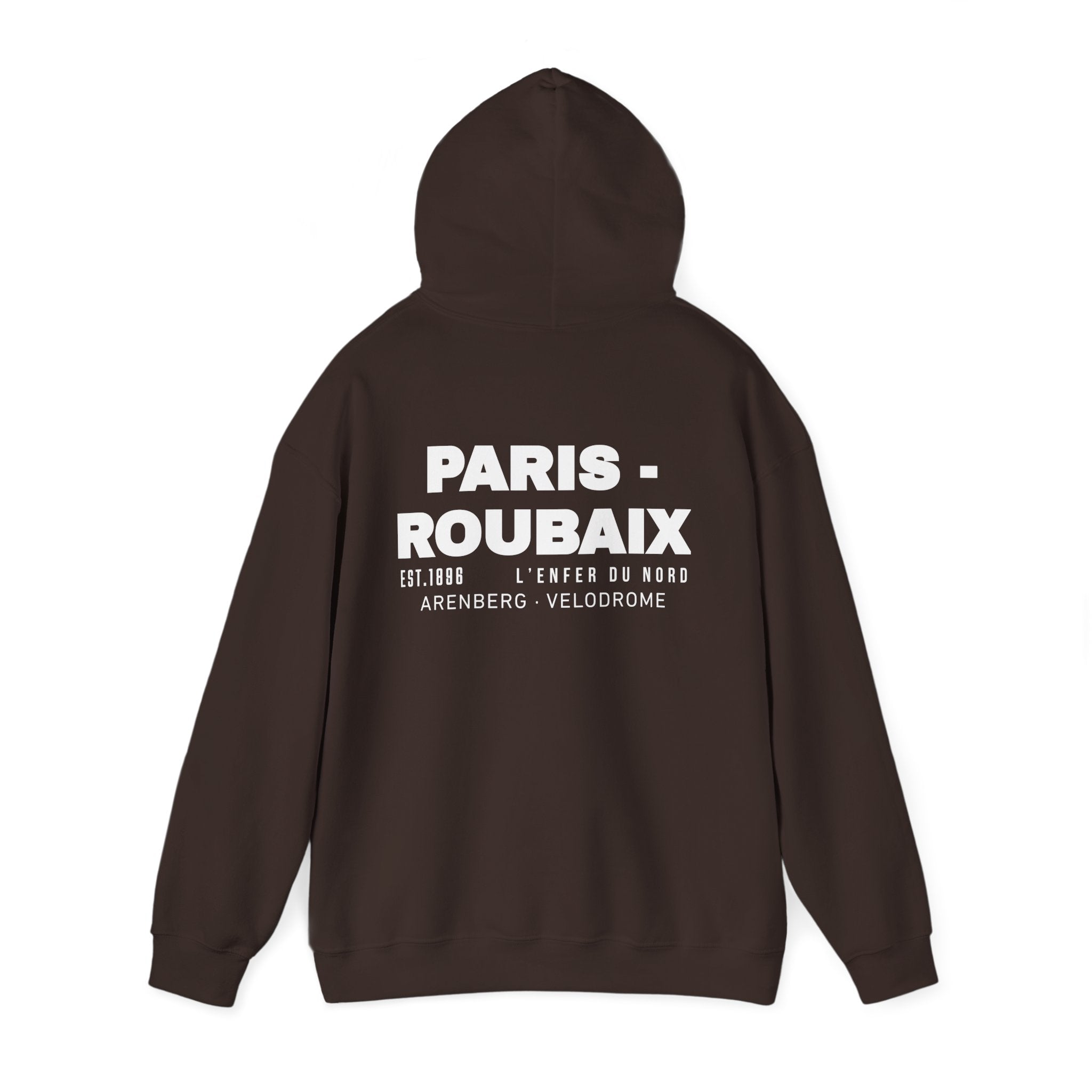 Paris Roubaix Vintage Cycling Fan Logo Hoodie | Retro Cycling Sweatshirt