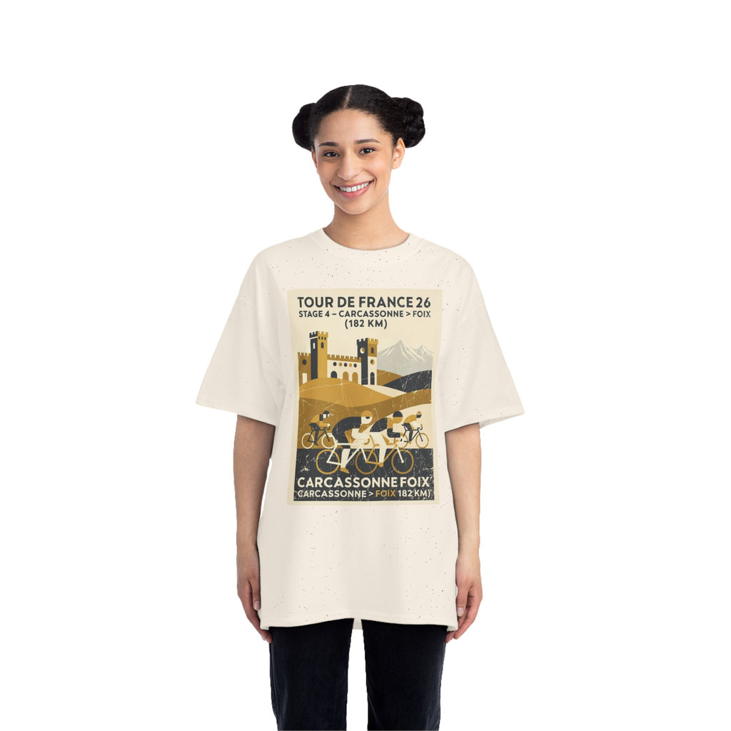 Tour de France 2026 Stage 4 Carcassonne > Foix T-Shirt | Bauhaus Cycling Artwork