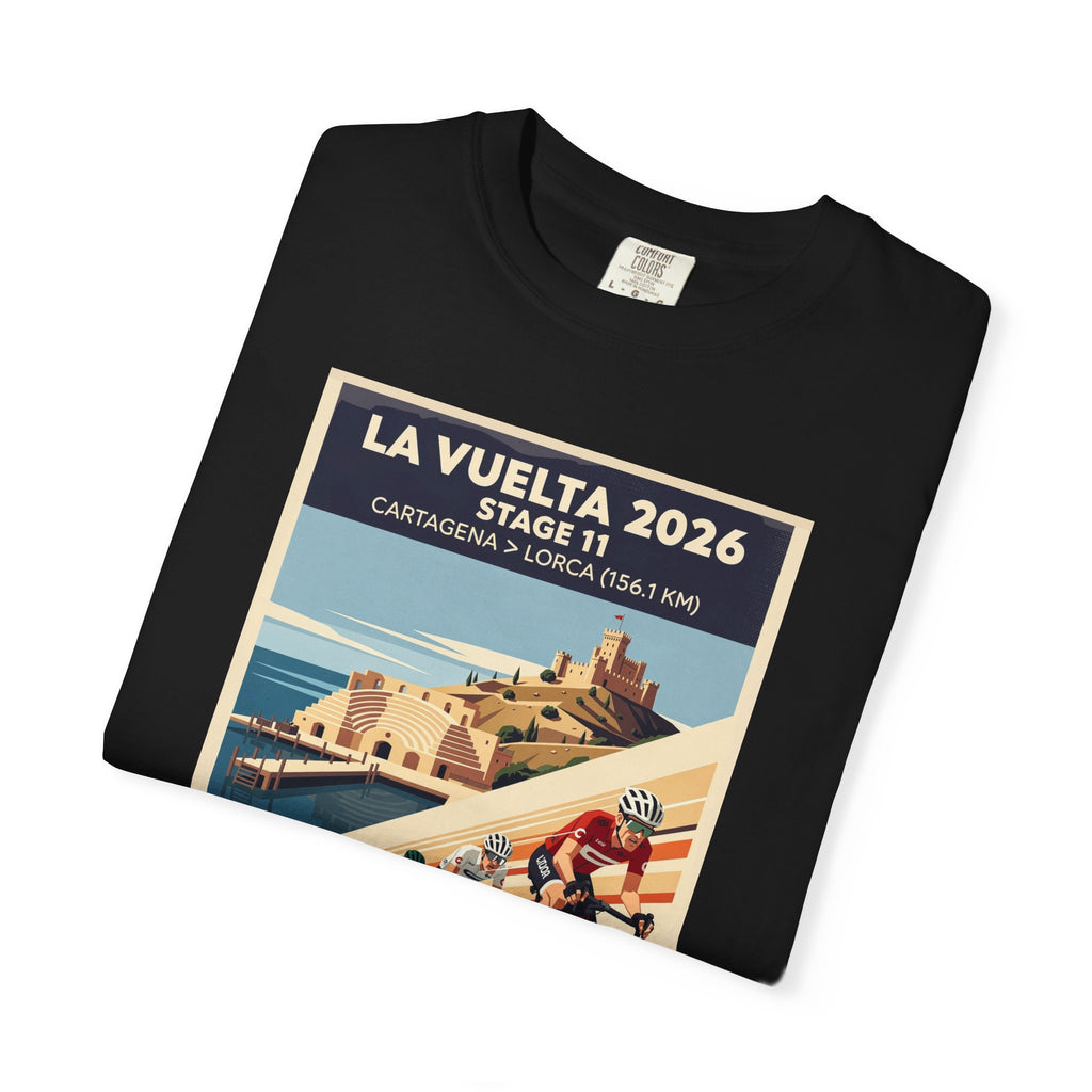 2026 Vuelta a España Stage 11 Cycling T-Shirt | Cartagena to Lorca 156.1km | Graphic Tee
