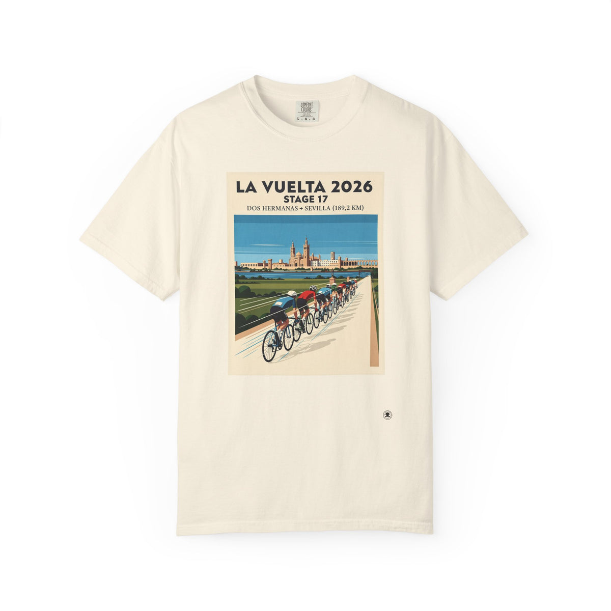 2026 Vuelta a España Stage 17 Cycling T-Shirt | Dos Hermanas to Sevilla 189.2km | Graphic Tee
