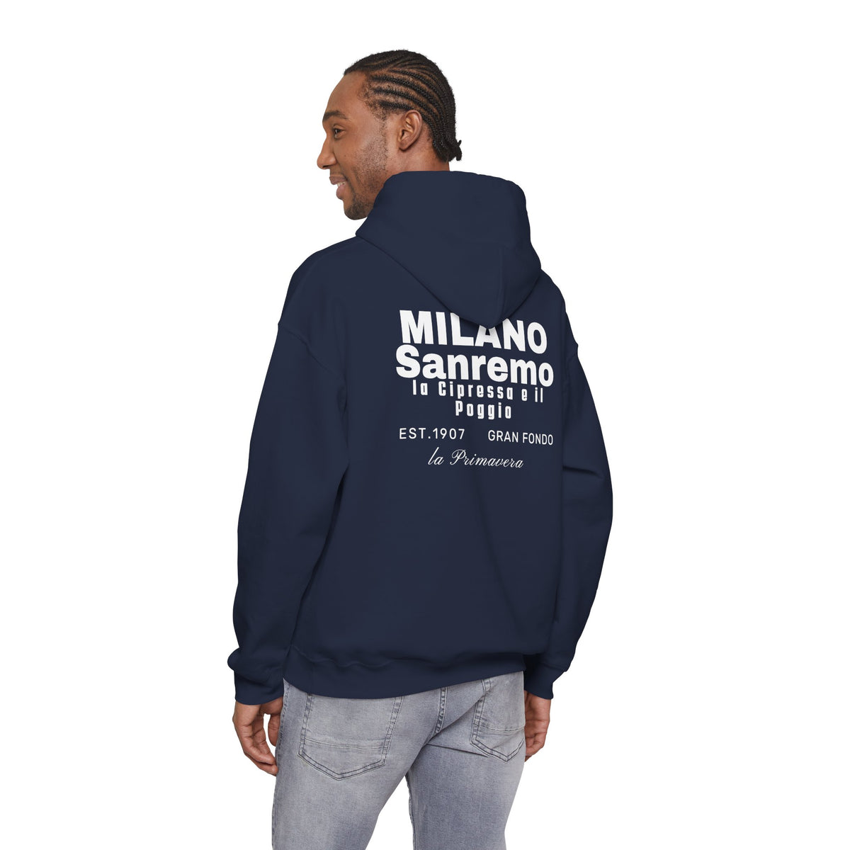 Milano Sanremo Classic Monument Bike Race Hoodie | Vintage Italian Cycling Streetwear