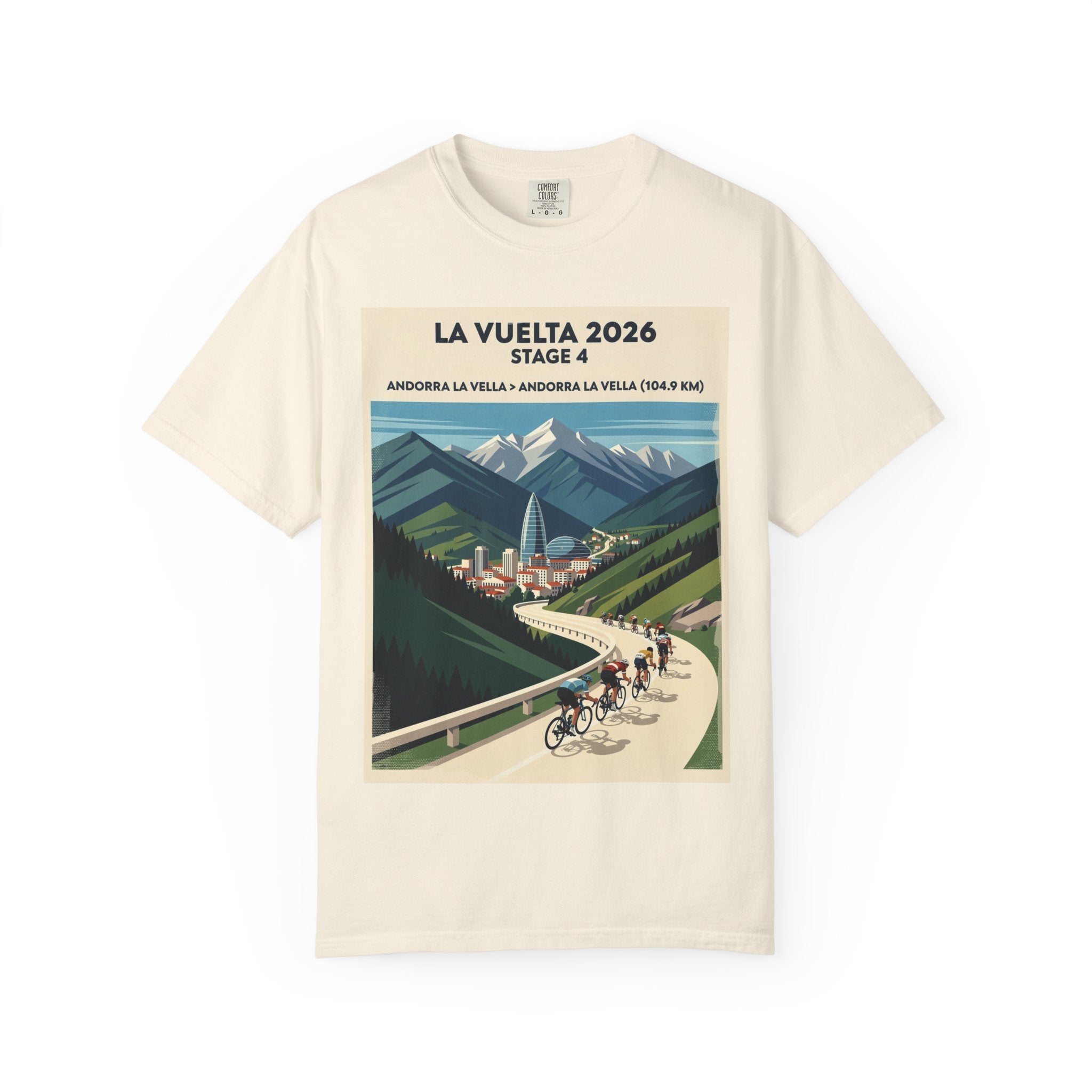 Stage 4 Andorra la Vella to Andorra la Vella 104.9km Cycling Tee