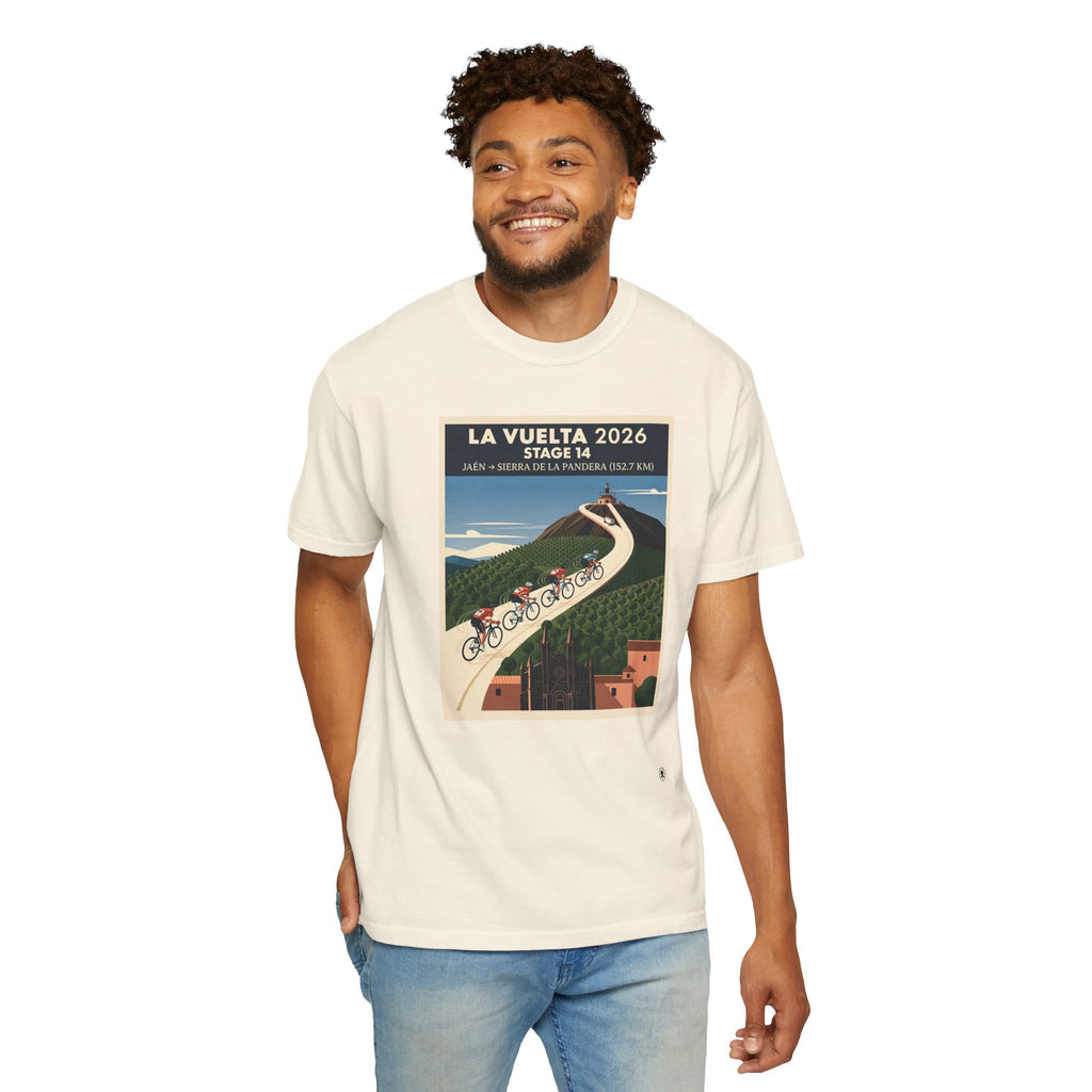 2026 Vuelta a España Stage 14 Cycling T-Shirt | Jaén to Sierra de La Pandera 152.7km | Graphic Tee