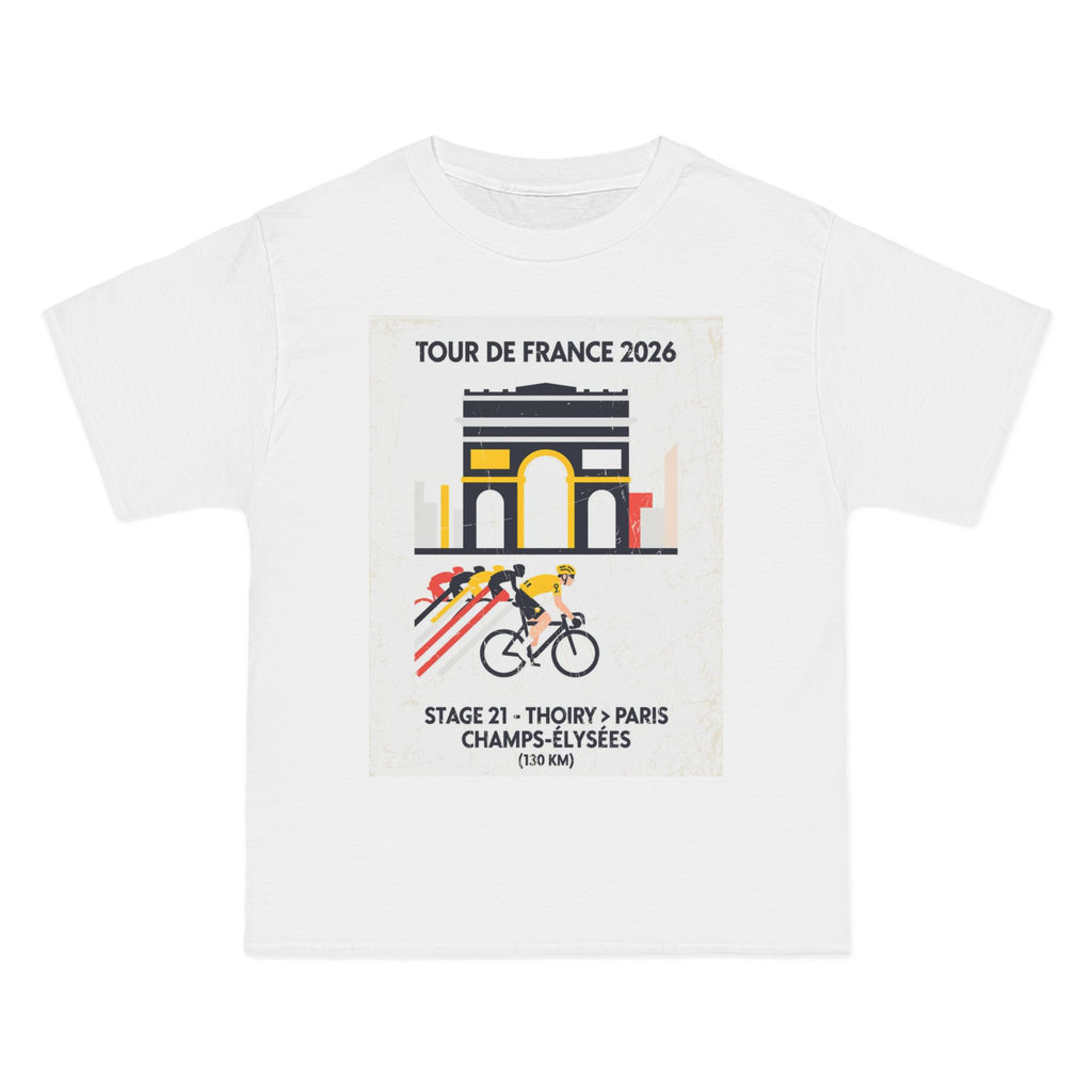 Tour de France 2026 Stage 21 Thoiry to Paris Champs-Élysées T-Shirt | Cycling Poster Design