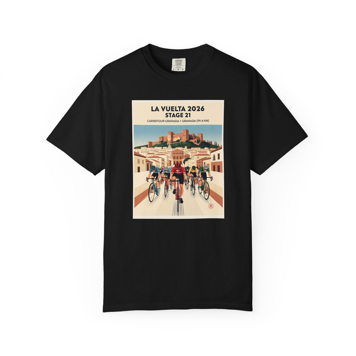 2026 Vuelta a España Stage 21 Cycling T-Shirt | Granada to Granada 99.4km