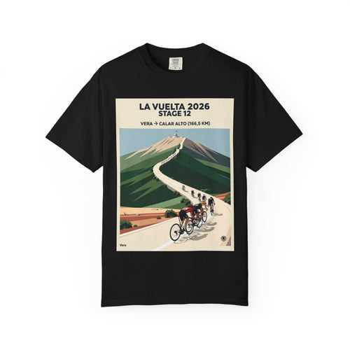 2026 Vuelta a España Stage 12 Cycling T-Shirt | Vera to Calar Alto 166.5km | Graphic Tee