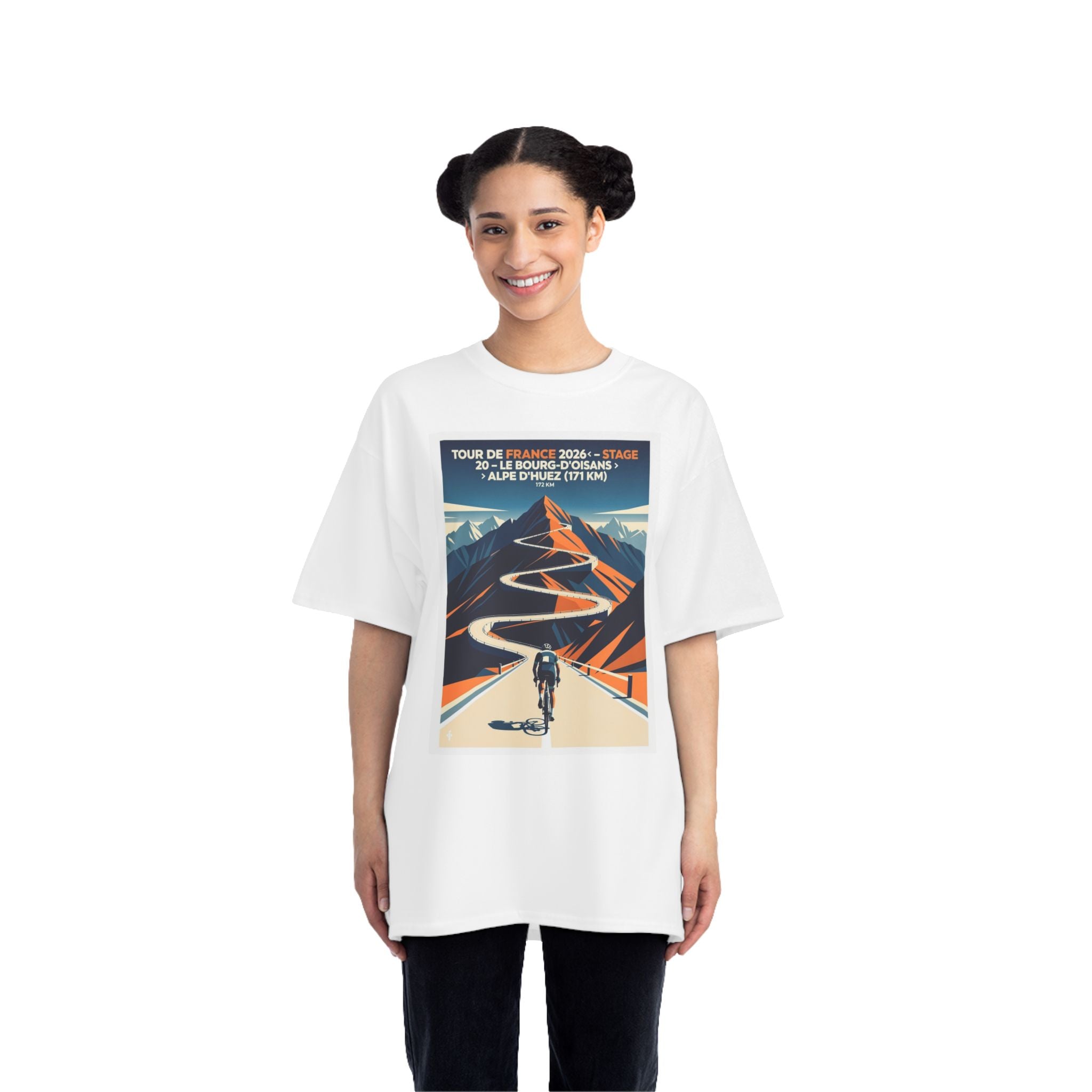 Tour de France 2026 Stage 20 Le Bourg-d Oisans to Alpe d Huez T-Shirt