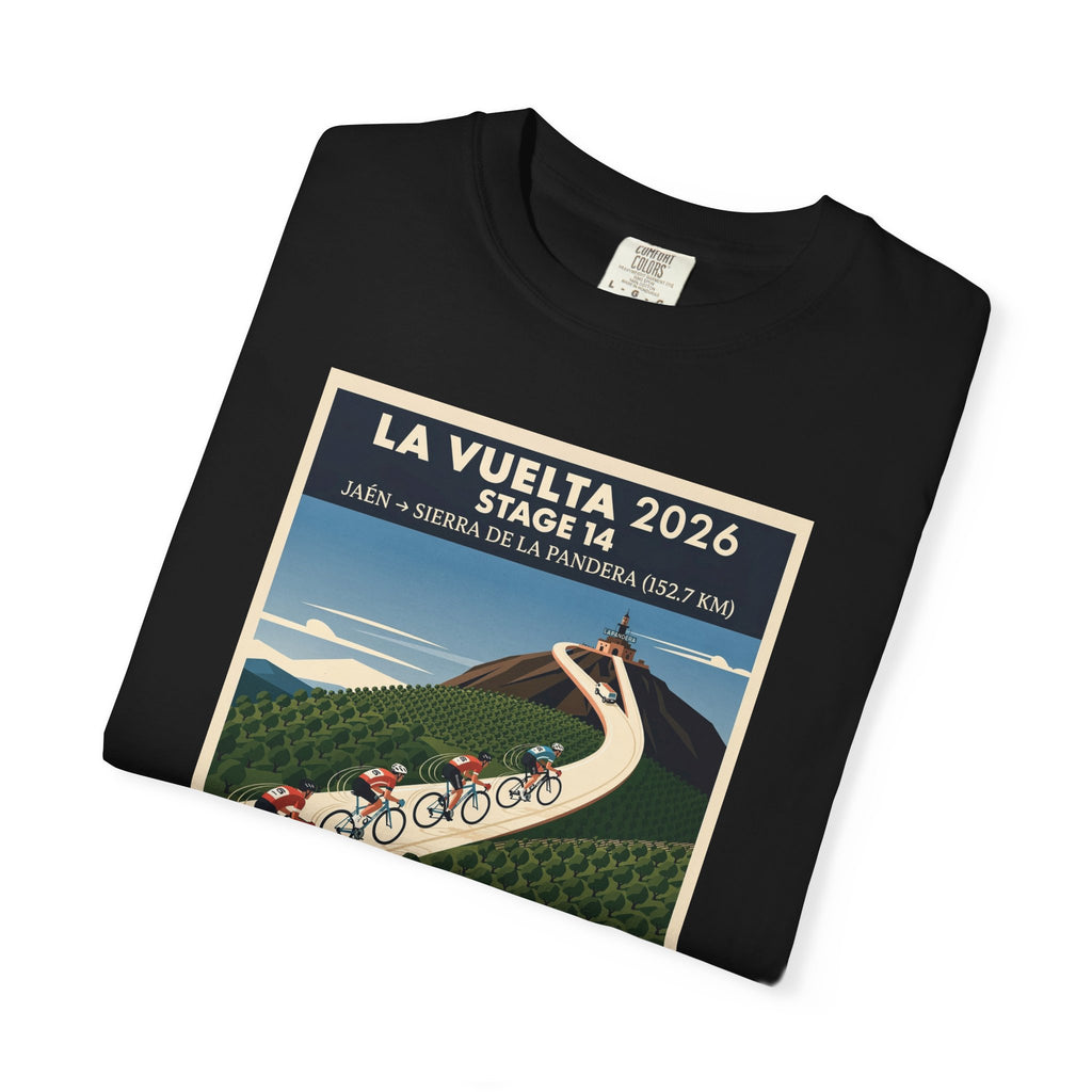 2026 Vuelta a España Stage 14 Cycling T-Shirt | Jaén to Sierra de La Pandera 152.7km | Graphic Tee