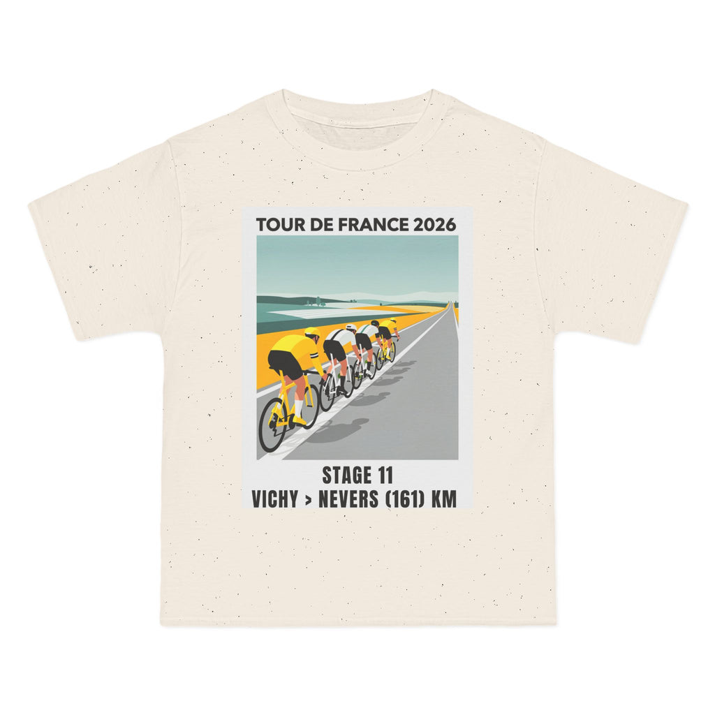 Tour de France 2026 Stage 11 Vichy to Nevers T-Shirt | Cycling Peloton Vector Art