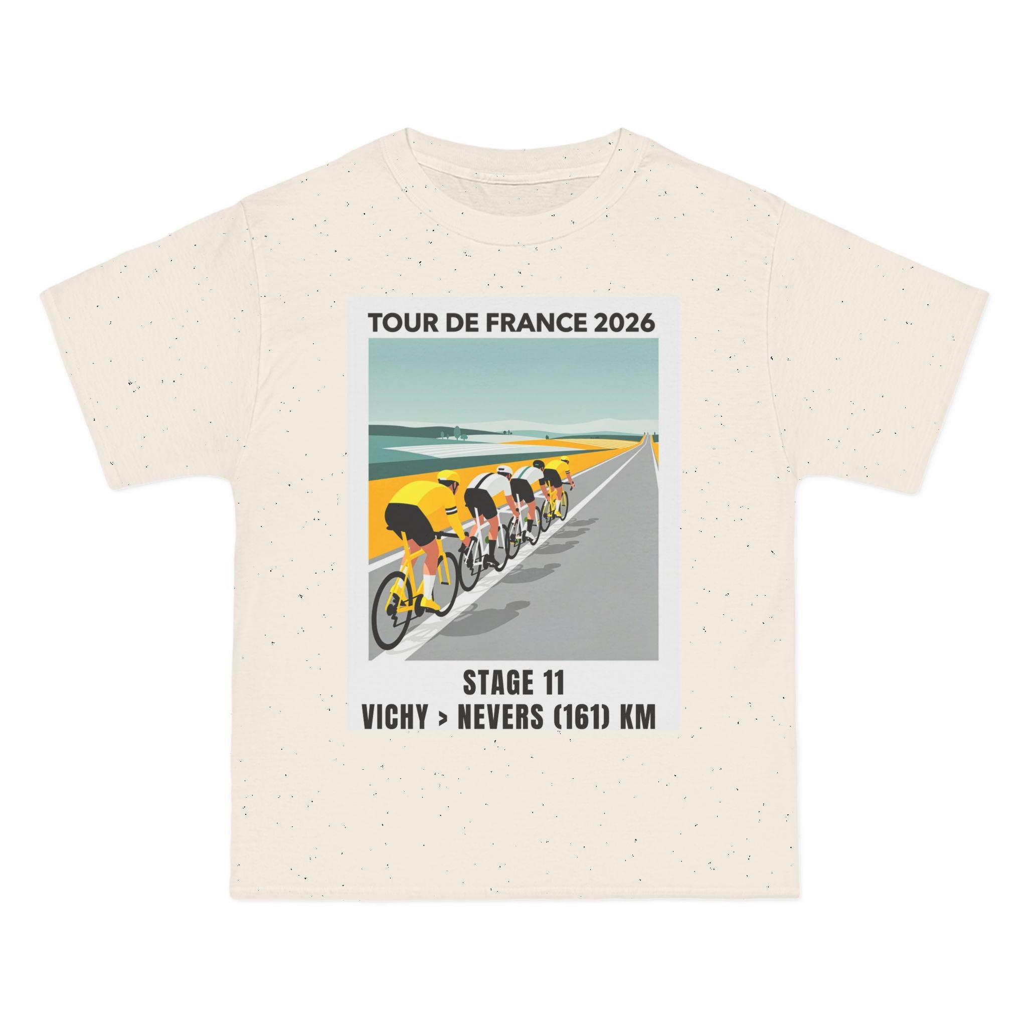 Tour de France 2026 Stage 11 Vichy to Nevers T-Shirt | Cycling Peloton Vector Art